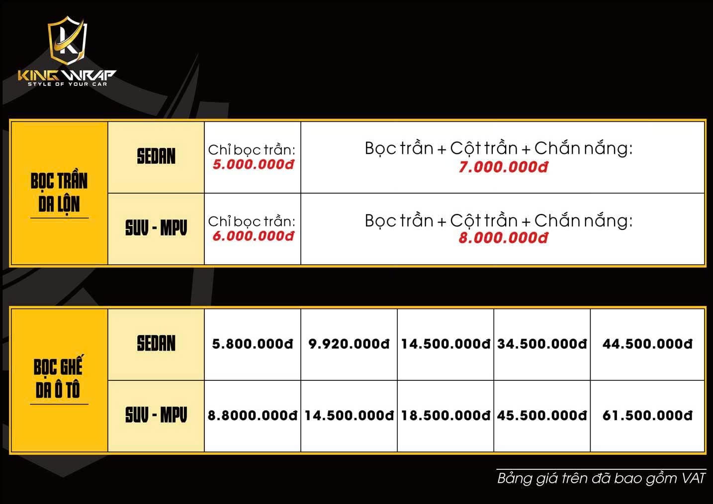 giá bọc da ô tô 2