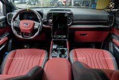 Bọc Ghế Da Ford Everest - Màu Đỏ Đô Quyền Lực
