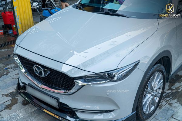 Dán đổi màu Mazda CX-5 xám xi măng cá tính