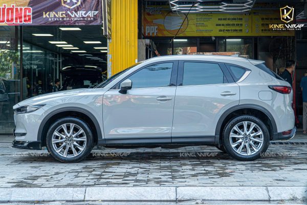 Dán đổi màu Mazda CX-5 xám xi măng cá tính