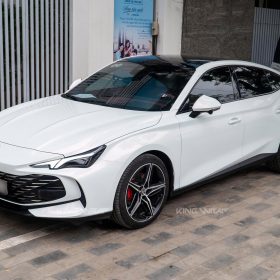 Dán Đổi Màu Trắng Ánh Hồng MG7 – Bứt Phá Phong Cách