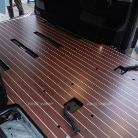 Độ Sàn Vân Gỗ Mercedes V250 Sang Trọng - Cao Cấp