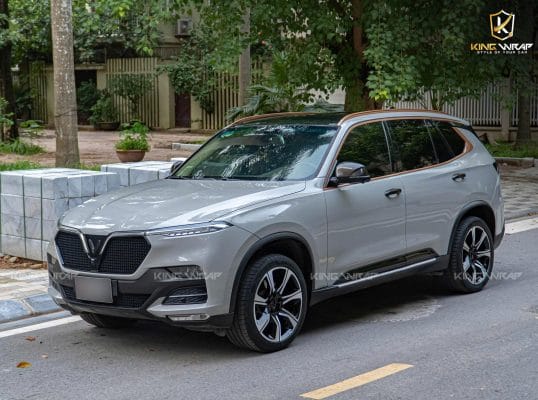 Dán đổi màu xám xi măng xe VinFast Lux SA2.0 Dán đổi màu xám xi măng xe VinFast Lux SA2.0