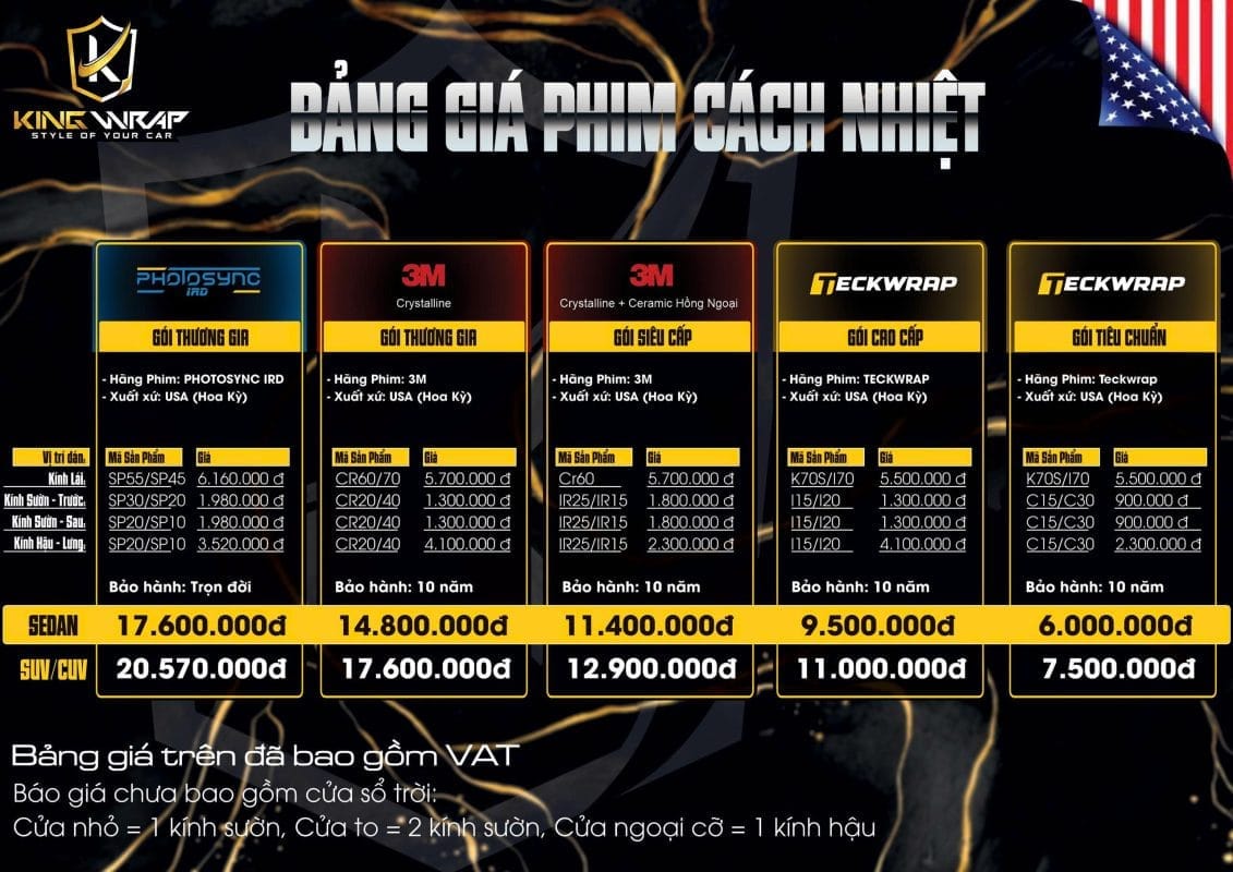 Dán Phim Cách Nhiệt Kính Lái Chống Chói Tốt Nhất