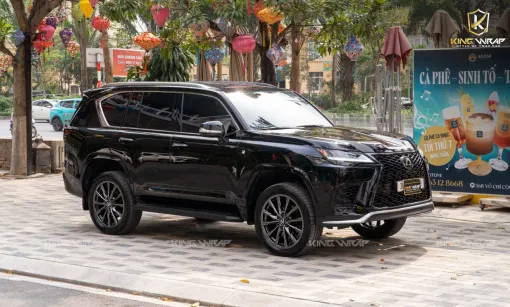 Địa chỉ dán phim cách nhiệt ô tô chất lượng tại Bắc Ninh 4 Lexus-LX500