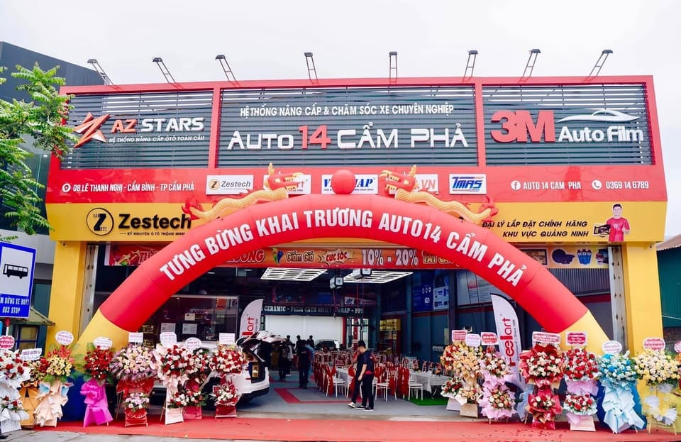 AUTO14 Cẩm Phả- Địa chỉ dán phim cách nhiệt ô tô uy tín tại Cẩm Phả