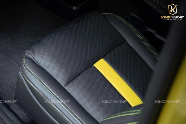 Bọc da ghế màu đen xe VinFast VF3 