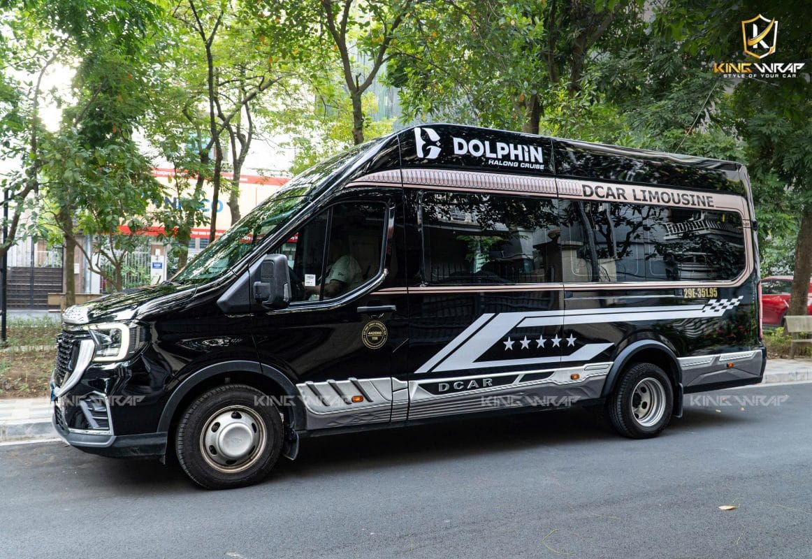 Dán tem xe Transit đẹp, ấn tượng