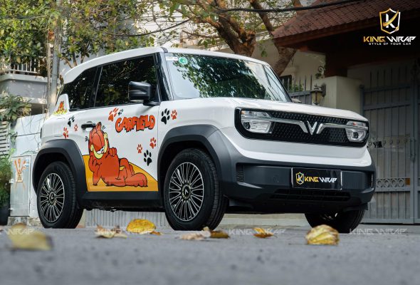 Dán tem xe VinFast VF3 tại KingWrap