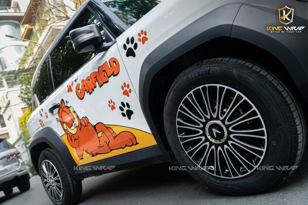 Dán tem xe VinFast VF3 tại KingWrap