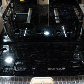 Độ sàn Carbon vẩy vàng xe Sedona tại KingWrap