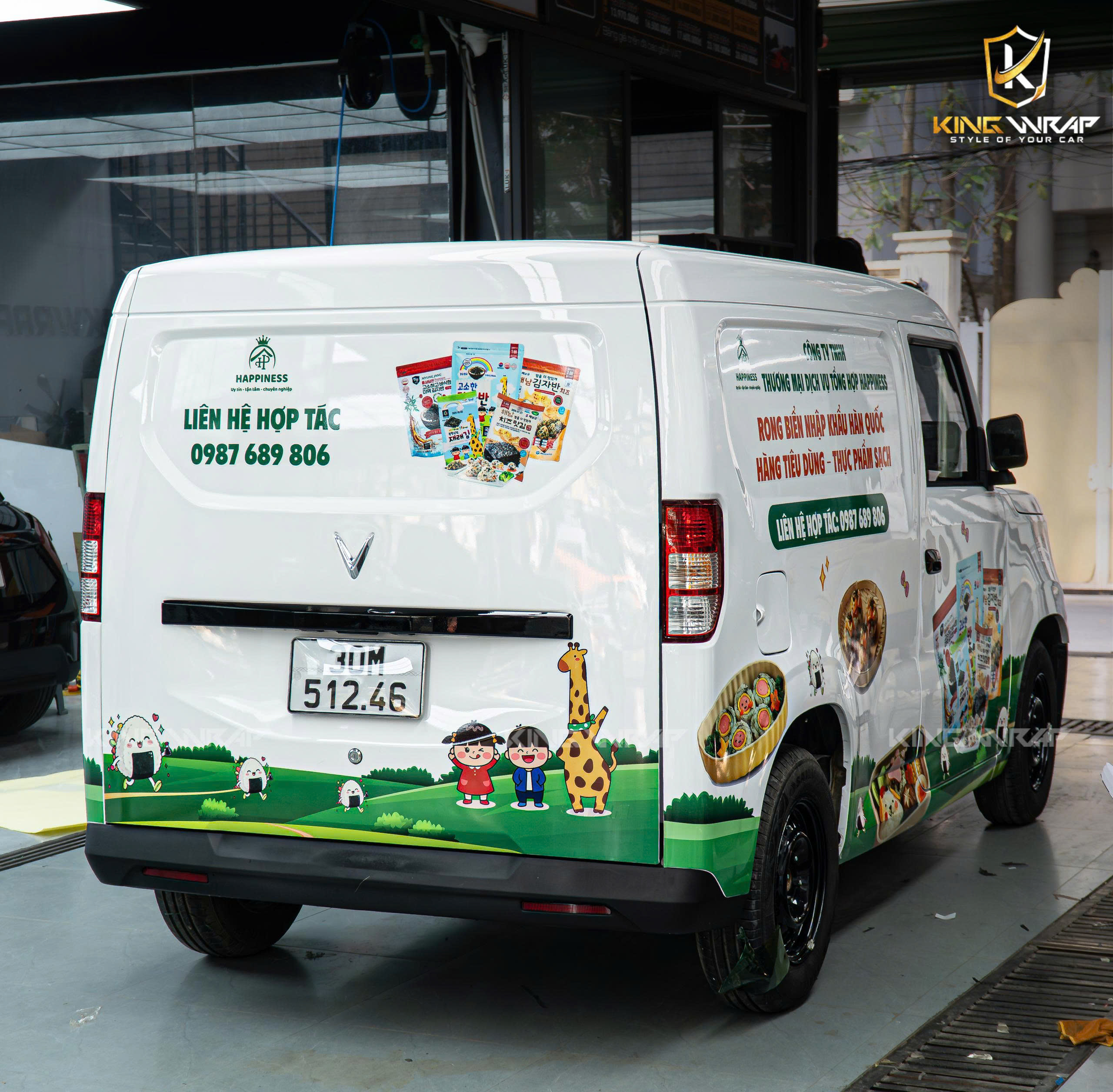 Xe VinFast EC Van Dán Tem Quảng Cáo Doanh Nghiệp - Phim Cách Nhiệt - Lót Thảm Sàn 360 Xe VinFast EC Van Dán Tem Quảng Cáo Doanh Nghiệp - Phim Cách Nhiệt - Lót Thảm Sàn 360