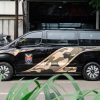 Dán tem xe Hyundai Starex họa tiết camouflage tại KingWrap