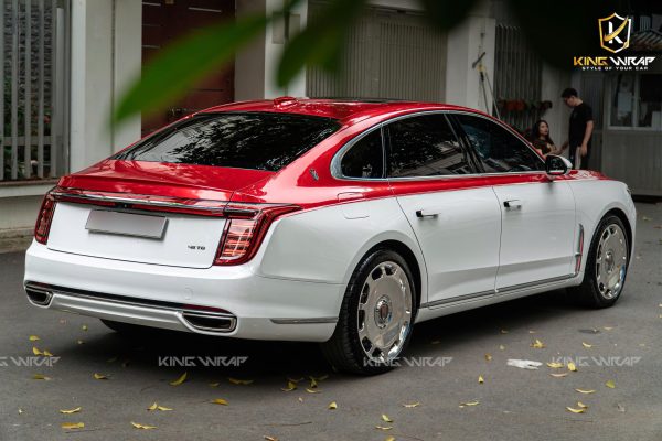 Dán đổi màu Hongqi H9 phong cách Maybach