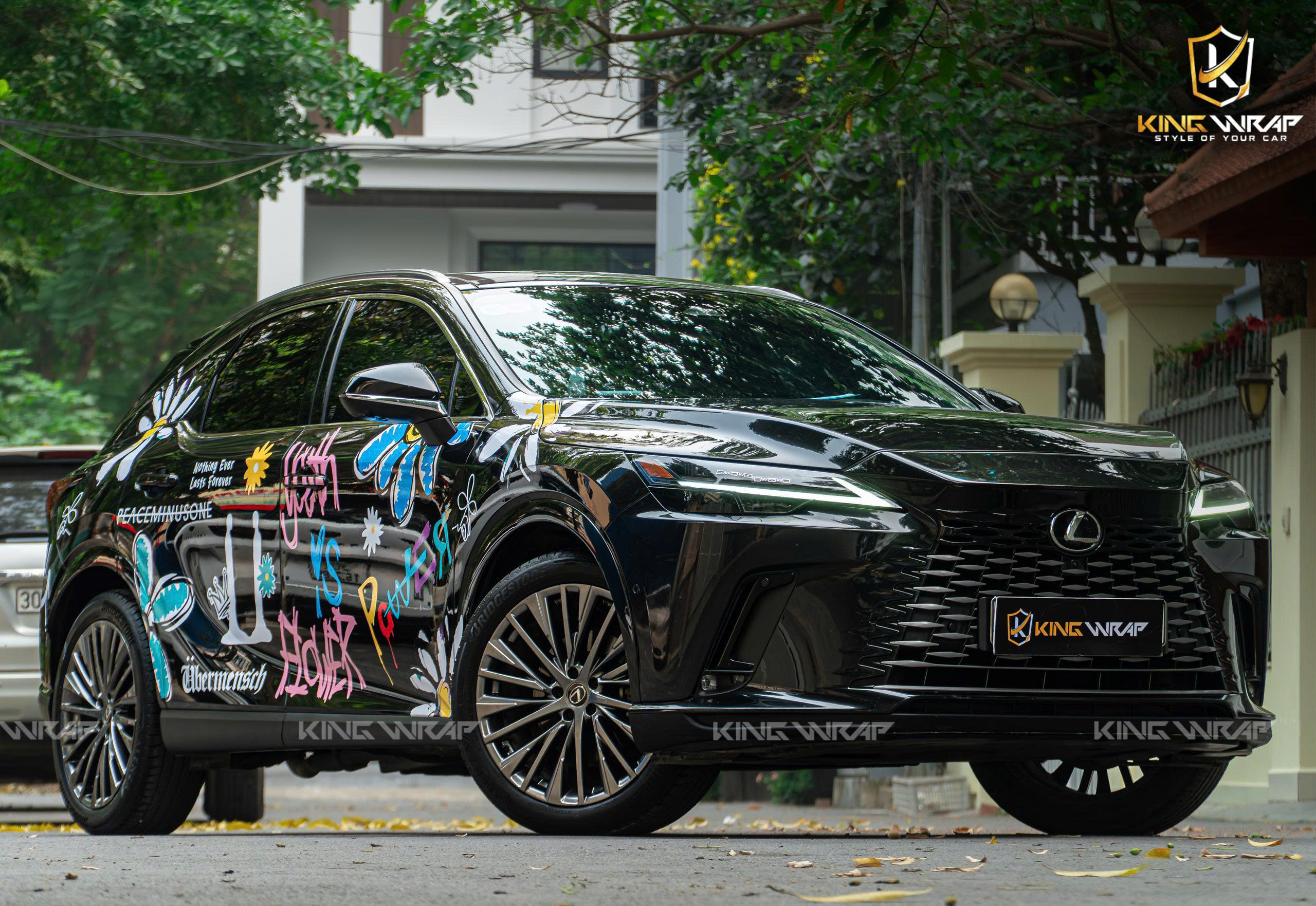 Dán tem xe Lexus RX350 -2