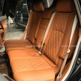 Bọc da Nappa đổi màu full nội thất cho Land Cruiser Prado 2022 6 Bọc da Nappa đổi màu cho Land Cruiser Prado 2022