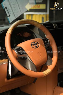 Bọc da Nappa đổi màu cho Land Cruiser Prado 2022 Bọc da Nappa đổi màu cho Land Cruiser Prado 2022