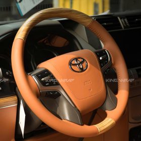 Bọc da Nappa đổi màu full nội thất cho Land Cruiser Prado 2022 9 Bọc da Nappa đổi màu cho Land Cruiser Prado 2022