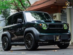 Nâng cấp toàn diện xe Vinfast VF3: Dán đổi màu PET 133, độ đèn, capo tại KingWrap