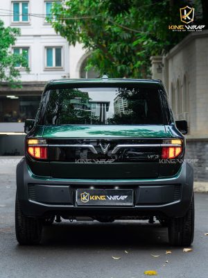 Nâng cấp toàn diện xe Vinfast VF3: Dán đổi màu PET 133, độ đèn, capo tại KingWrap