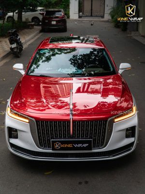 Dán đổi màu Hongqi H9 phong cách Maybach