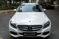 Dán đổi màu trắng decal xuất Nhật PET 1010 cho Mercedes C250 