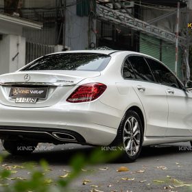 Dán đổi màu trắng decal xuất Nhật PET 1010 cho Mercedes C250 