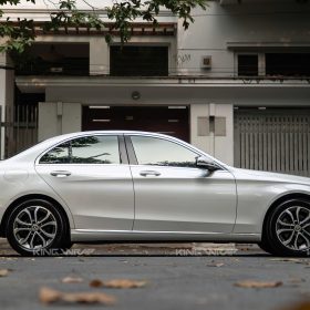 Dán đổi màu trắng decal xuất Nhật PET 1010 cho Mercedes C250 