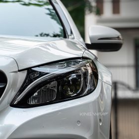 Dán đổi màu trắng decal xuất Nhật PET 1010 cho Mercedes C250 