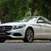 Dán đổi màu trắng decal xuất Nhật xe Mercedes C250