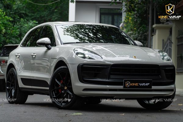 Dán đổi màu xám xi măng cho Porsche Macan S