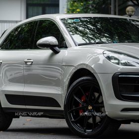 Dán đổi màu xám xi măng cho Porsche Macan S