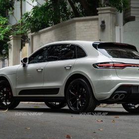 Dán đổi màu xám xi măng cho Porsche Macan S