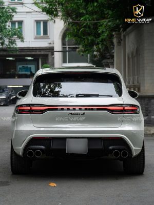 Dán đổi màu xám xi măng cho Porsche Macan S