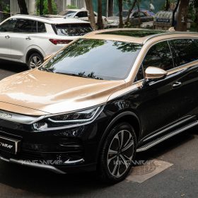 Dán decal phong cách Maybach vàng sâm panh cho BYD Sealion 8