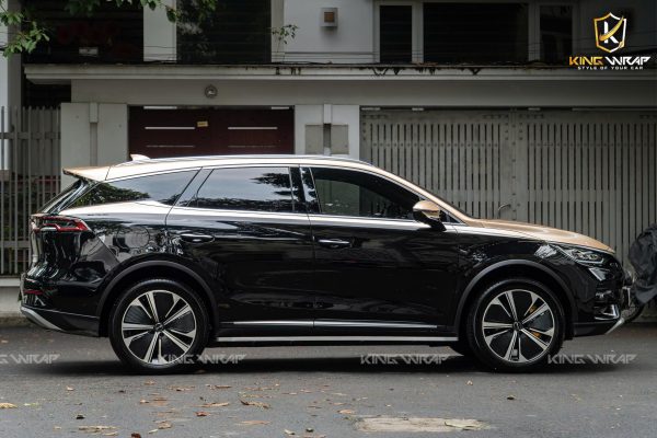 Dán decal phong cách Maybach vàng sâm panh cho BYD Sealion 8