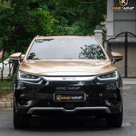 Dán decal phong cách Maybach vàng sâm panh cho BYD Sealion 8