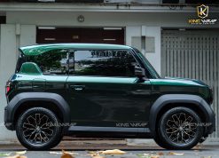 Nâng cấp toàn diện xe Vinfast VF3: Dán đổi màu PET 133, độ đèn, capo tại KingWrap