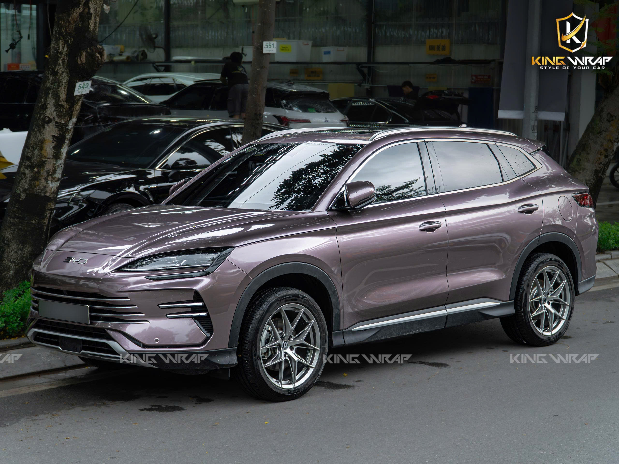 Dán đổi màu decal CYS xe BYD Sealion 6