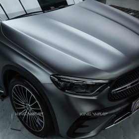 Dán đổi màu xám kim loại decal CYS xe Mercedes GLC300 tại KingWrap 2 Dan doi mau xam kim loai decal CYS xe Mercedes GLC300 tai KingWrap 1