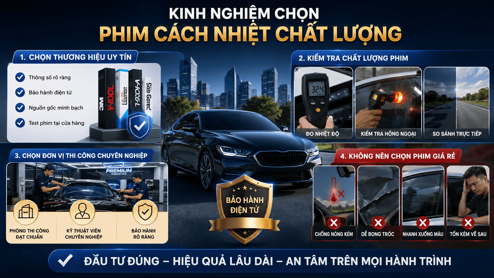 Phim cách nhiệt ô tô có thực sự chống nóng không - Những sự thật nhiều người chưa biết