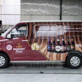 Xe tải Van SRM dán tem quảng cáo doanh nghiệp tại KingWrap 2 Xe tai Van SRM dan tem quang cao doanh nghiep tai KingWrap 1