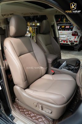 Bọc da ghế, đổi màu nội thất Lexus GX460 tại KingWrap