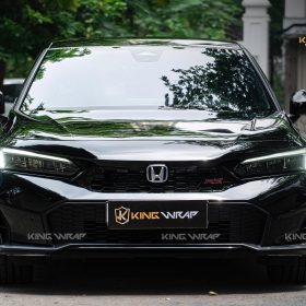 Dán đổi màu đen bóng TeckWrap cho Honda Civic