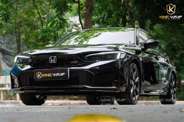 Dán đổi màu đen bóng TeckWrap cho Honda Civic