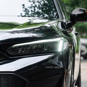 Dán đổi màu đen bóng TeckWrap cho Honda Civic