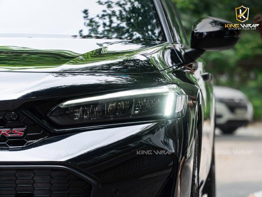 Dán đổi màu đen bóng TeckWrap cho Honda Civic