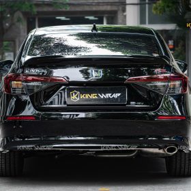 Dán đổi màu đen bóng TeckWrap cho Honda Civic