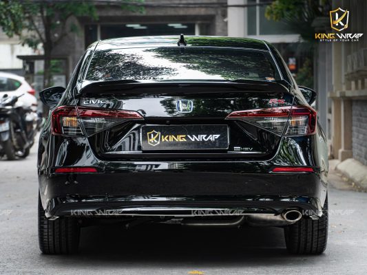 Dán đổi màu đen bóng TeckWrap cho Honda Civic