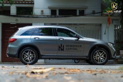 Dán đổi màu xám mờ kim loại decal CYS cho Mercedes GLC 300